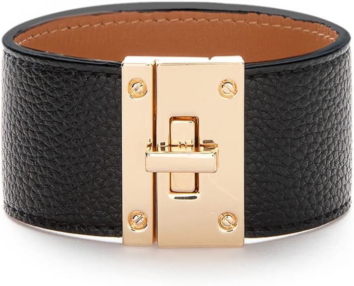 Rantanto Braid Leather Wrap Bracelet Trendy Stackable Crystal Cuff Boho Gold Heart Bracelet Jewelry Gift For Women - Image 1